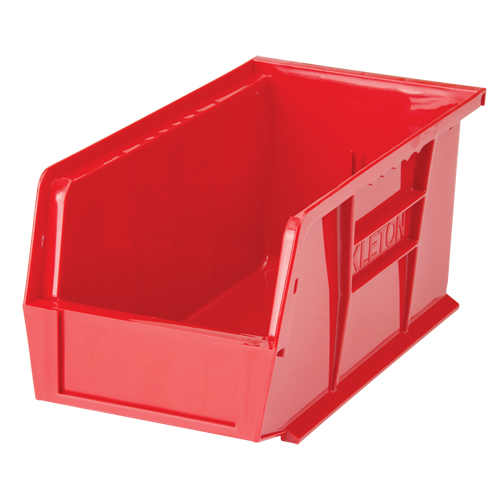 Bac empilable & &agrave; suspendre, 5-1/2" la, 5" h x 10-7/8" p, Rouge Absolute Business Supply