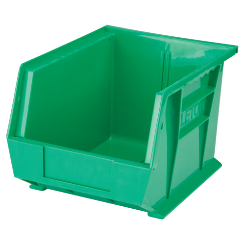Bac empilable & &agrave; suspendre, 8-1/4" la, 7" h x 10-3/4" p, Vert Absolute Business Supply