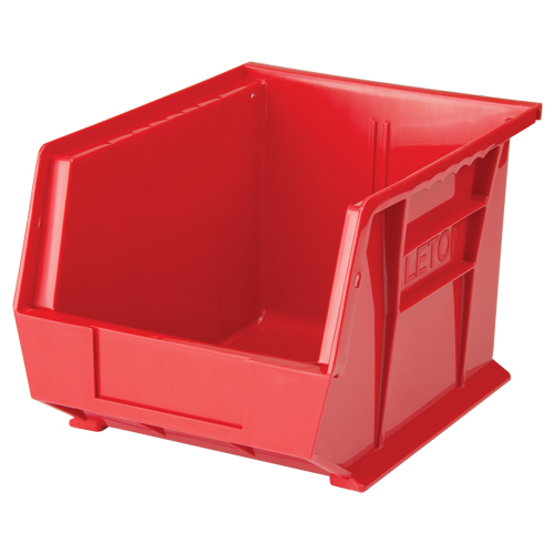 Bac empilable & &agrave; suspendre, 8-1/4" la, 7" h x 10-3/4" p, Rouge Absolute Business Supply