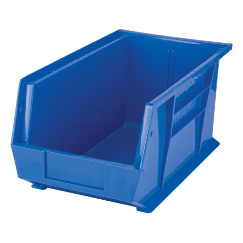 Stack & Hang Bin, 8-1/4" W x 7" H x 14-3/4" D, Blue Absolute Business Supply