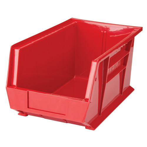 Stack & Hang Bin, 8-1/4" W x 7" H x 14-3/4" D, Red Absolute Business Supply