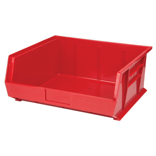 Bac empilable & &agrave; suspendre, 16-1/2" la, 7" h x 14-3/4" p, Rouge Absolute Business Supply