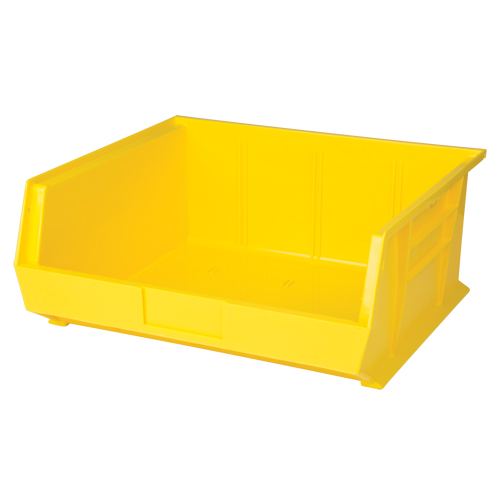 Stack & Hang Bin, 16-1/2" W x 7" H x 14-3/4" D, Yellow Absolute Business Supply
