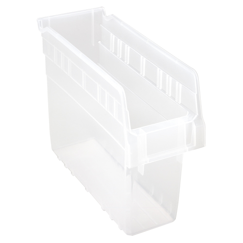 Bacs pour &eacute;tag&egrave;re Store-Max, 4-3/8" la x 8" H x 11-5/8" p, Transparent, Capacit&eacute; 44 lb Absolute Business Supply