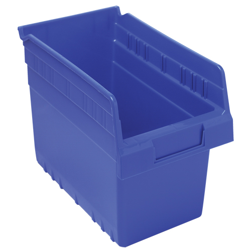 Bacs pour &eacute;tag&egrave;re Store-Max, 6-5/8" la x 8" H x 11-5/8" p, Bleu, Capacit&eacute; 44 lb Absolute Business Supply