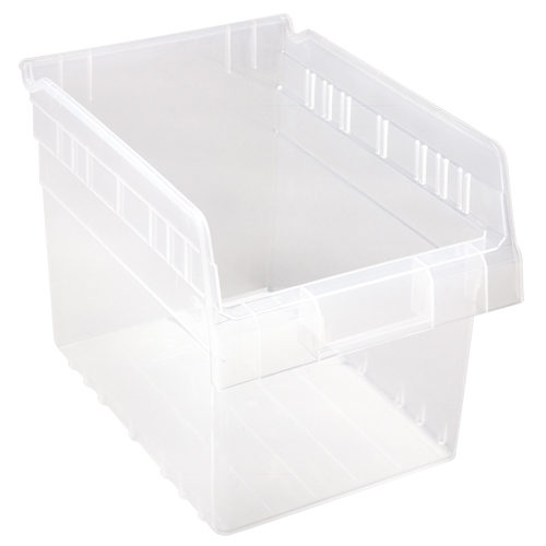Bacs pour &eacute;tag&egrave;re Store-Max, 8-3/8" la x 8" H x 11-5/8" p, Transparent, Capacit&eacute; 44 lb Absolute Business Supply