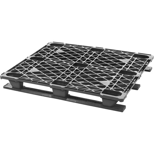 Palette empilable en plastique, Acc&egrave;s de Quatre c&ocirc;t&eacute;s, 48" lo x 40" la x 5-3/5" h Absolute Business Supply
