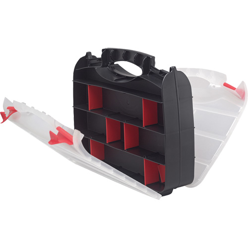 Plastic Compartment Box, 10.25" W x 12.25" D x 3" H, 32 Compartments Absolute Business Supply