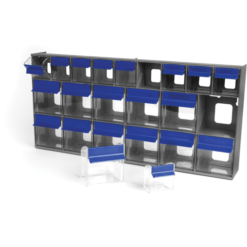 Tilt Bins Unit, 23-5/8" W x 3-5/8" D x 11-1/6" H, 21 Drawers Absolute Business Supply