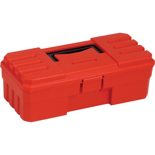 Tool Box, 12" W x 6" D x 4" H, Red Absolute Business Supply