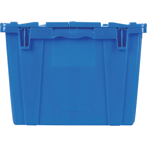 FP243C FliPak Nestable Tote, 26.9" x 16.9" x 12.1", Blue Absolute Business Supply