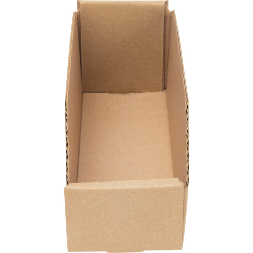 Boîtes profondes en carton ondul&eacute;, 3-3/4" la x 11-1/4" p x 4-1/2" h, Beige Absolute Business Supply