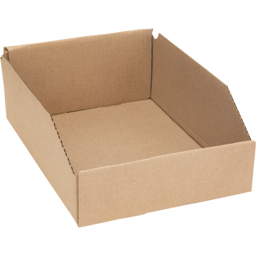Deep Corrugated Parts Bins, 8-3/4" W x 11-1/4" D x 4-1/2" H, Beige Absolute Business Supply