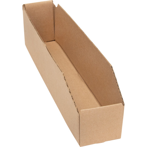 Boîtes profondes en carton ondul&eacute;, 1-7/8" la x 17-1/8" p x 4-1/2" h, Beige Absolute Business Supply