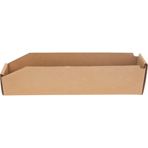 Boîtes profondes en carton ondul&eacute;, 1-7/8" la x 17-1/8" p x 4-1/2" h, Beige Absolute Business Supply
