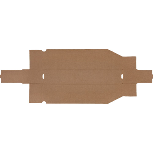 Boîtes profondes en carton ondul&eacute;, 1-7/8" la x 17-1/8" p x 4-1/2" h, Beige Absolute Business Supply