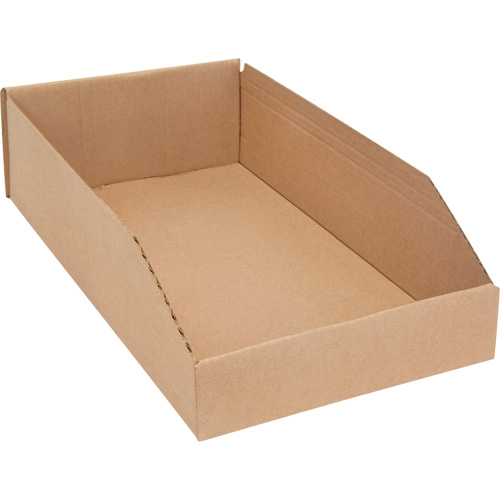 Deep Corrugated Parts Bins, 9-3/4" W x 17-1/4" D x 4-1/2" H, Beige Absolute Business Supply