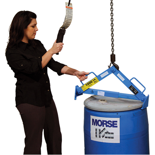 Drum Lifter, 30 - 85 US Gal. (25 - 70 Imperial Gal.), 1000 lbs./454 kg. Cap. Absolute Business Supply