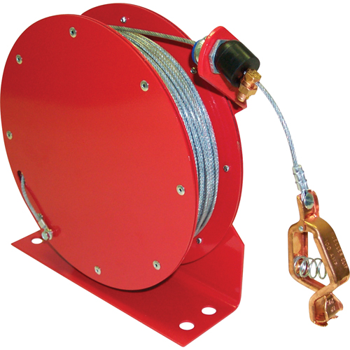 Retractable Grounding Wires, 50' Length, Heavy-Duty Absolute Business Supply