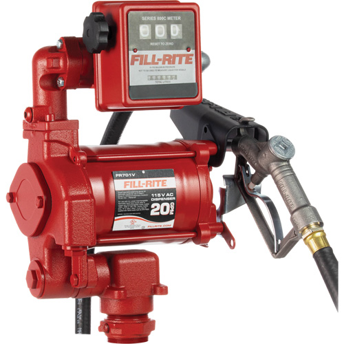 Pompes &agrave; palettes, rotatives & utilitaires, c.a., 115 V, 20 gal./min Absolute Business Supply