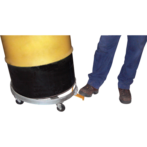Chariots &agrave; inclinaison pour baril, Acier, Capacit&eacute;e 1200 lb, Diam&egrave;tre 23-1/2", Roue en Fonte Absolute Business Supply