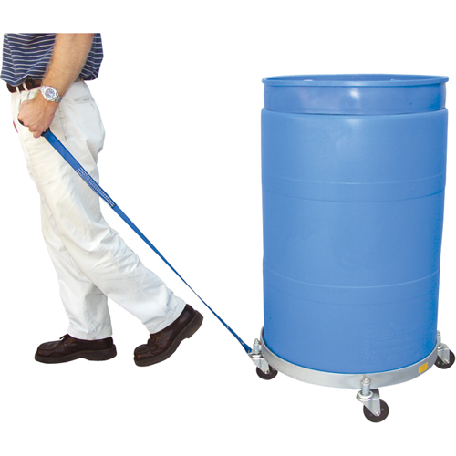 Multi-Tier Drum Dollies, Steel, 900 lbs. Capacity, 23-1/2" Diameter, Rubber Casters Absolute Business Supply