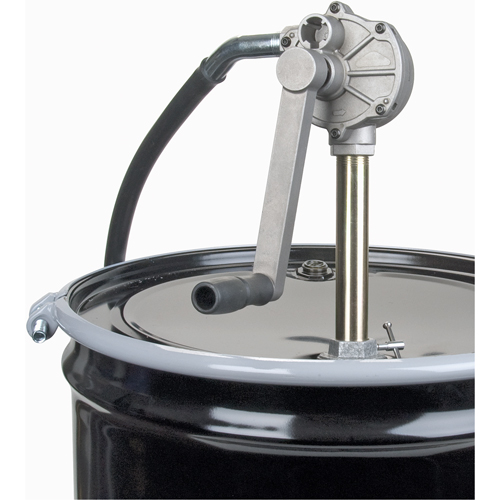 Rotary Type Drum Pump, Aluminum, Fits 15-55 Gal., 6-3/4 oz. per revolution Absolute Business Supply