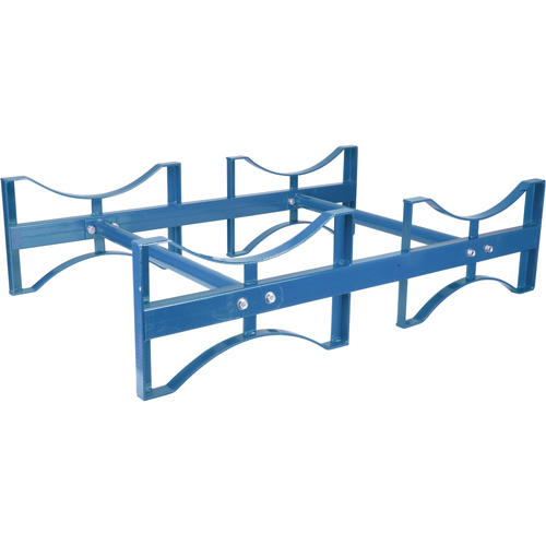 Drum Stacking Rack, 2 Drums, 1600 lbs. Capacity, 45-1/2" W x 30" D x 12-1/2" H Absolute Business Supply