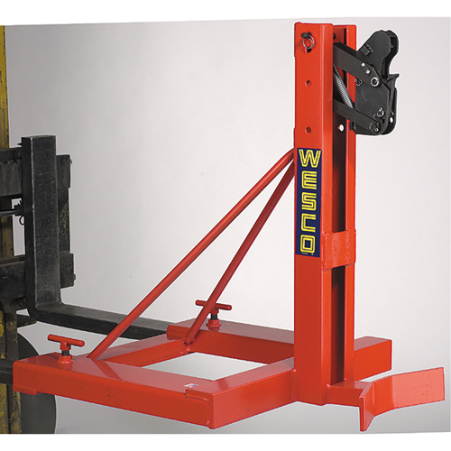 Gator Grip Forklift Attachment for Drum Handling, For 30 US Gal. (25 Imperial Gal.) / 50 US Gal. (41.6 Imperial Gal.) / 80 US Gal. (66.6 Imperial Gal.) Absolute Business Supply