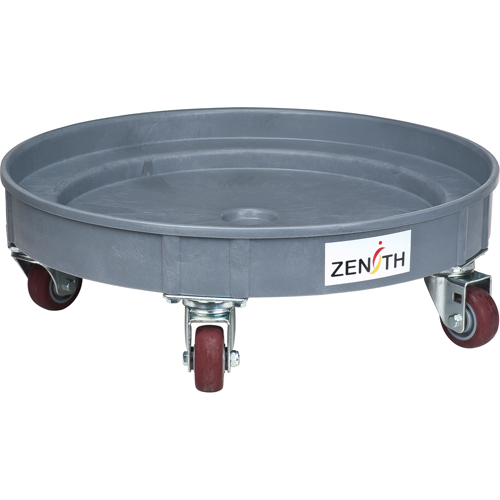 Socle roulant pour baril de confinement des fuites, 24,25" dia. X 7,625" h, Cap. de d&eacute;versement 1,5 gal. US Absolute Business Supply
