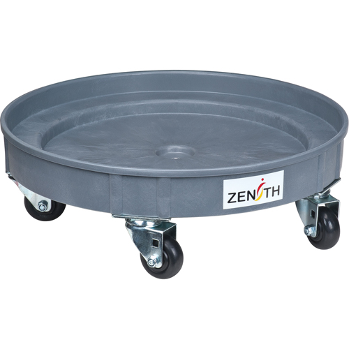 Socle roulant pour baril de confinement des fuites, 24,25" dia. X 7,625" h, Cap. de d&eacute;versement 1,5 gal. US Absolute Business Supply