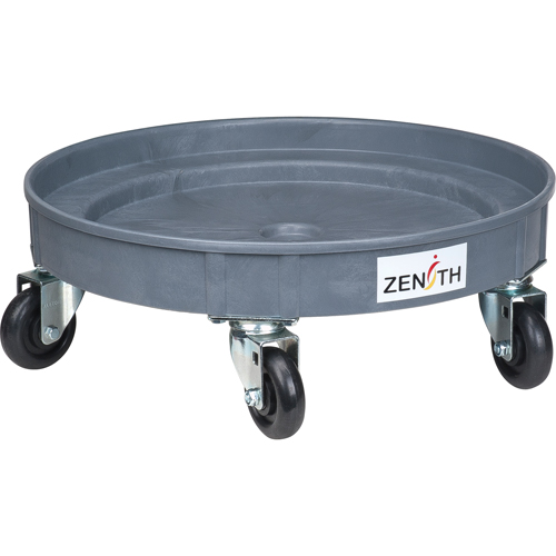 Socle roulant pour baril de confinement des fuites, 24.25" dia. X 8,625" H, Cap. de d&eacute;versement 1,5 gal. US Absolute Business Supply