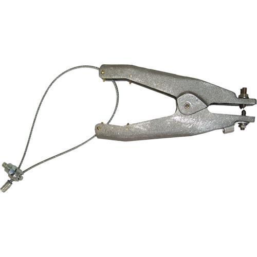Prise de masse statique (s&eacute;rie GAT), Corps en Aluminium coul&eacute;, Pointe style cuvette en Acier inoxydable, 3 pointes Configuration, 1-1/4" Ouverture max. Absolute Business Supply