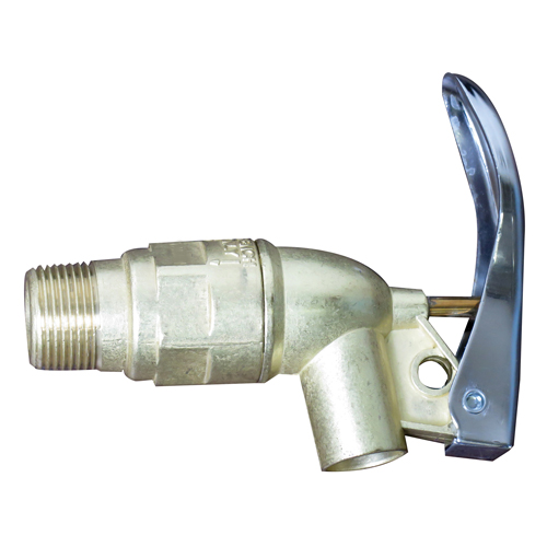 Zinc Drum Faucet - No Flame Arrestor , Zinc Alloy, 3/4" NPT Inlet Absolute Business Supply