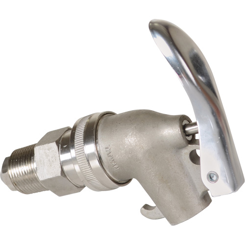 Manual Drum Faucet, Stainless Steel, 3/4" NPT Absolute Business Supply