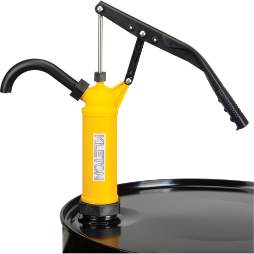 Pompe &agrave; baril de type levier, Polypropyl&egrave;ne, 14 oz/course, Pour barils de 5-55 gal. Absolute Business Supply