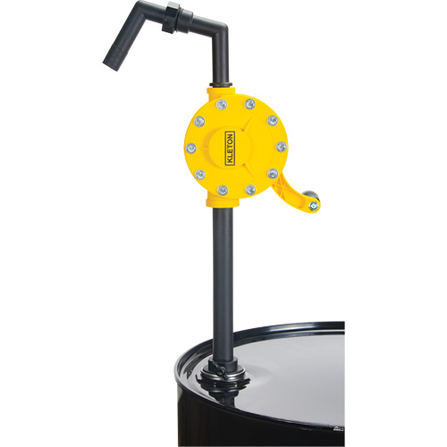 Rotary Type Drum Pump, Polypropylene, Fits 15 - 55 US Gal., 8 oz./Stroke Absolute Business Supply
