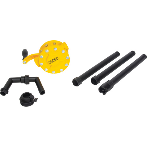 Rotary Type Drum Pump, Polypropylene, Fits 15 - 55 US Gal., 8 oz./Stroke Absolute Business Supply