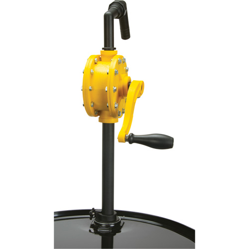 Rotary Type Drum Pump, Polypropylene, Fits 15 - 55 US Gal., 8 oz./Stroke Absolute Business Supply