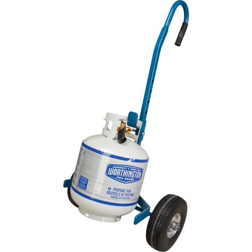 Cylinder Cart, Flat-Free Wheels, 15-1/2" W x 14-1/4" L Base, 600 lbs. Absolute Business Supply