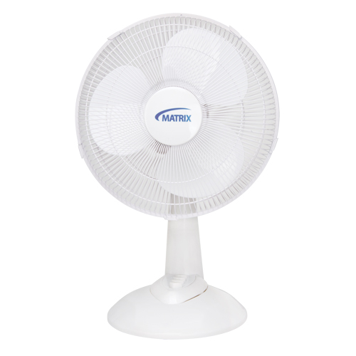Ventilateur oscillant &agrave; boutons-poussoirs pour bureau, Diam&egrave;tre 12", 3 vitesses Absolute Business Supply