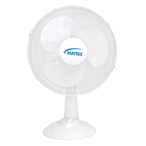 Oscillating Desk Fan with Push Buttons, 16" Diameter, 3 Speeds Absolute Business Supply
