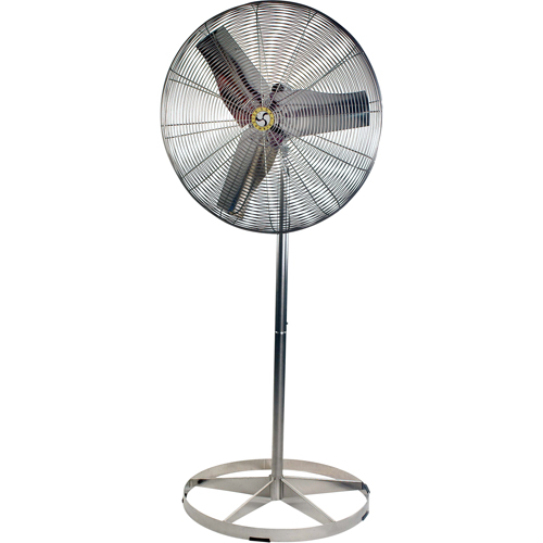 Ventilateurs &agrave; circulation d'air en acier inoxydable, lavables &agrave; grande eau pour service alimentaire, Industriel, 1 Vitesses, Diam&egrave;tre de 24" Absolute Business Supply