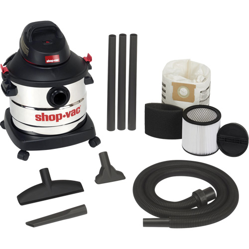 Shop Vacuum, Wet-Dry, 6 HP, 8 US Gal. (30.3 Litres) Absolute Business Supply