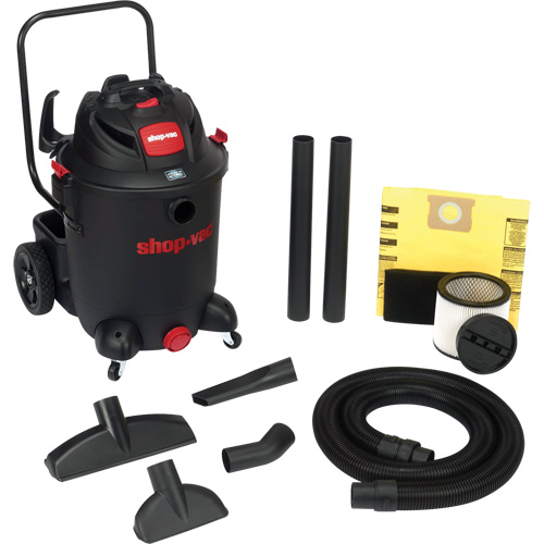 SVX2 Utility Shop Vacuum with Cart, Wet-Dry, 6.5 HP, 14 US Gal. (53 Litres) Absolute Business Supply