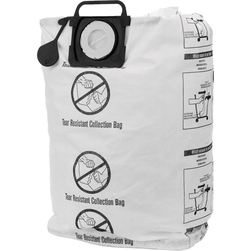 Sacs pour aspirateur r&eacute;sistant &agrave; la d&eacute;chirure pour la collecte de d&eacute;bris secs, 12 - 20 gal. US Absolute Business Supply