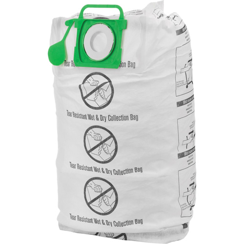 Sacs daspirateur r&eacute;sistants &agrave; la d&eacute;chirure pour les d&eacute;chets humides et secs, 12 - 20 gal. US Absolute Business Supply