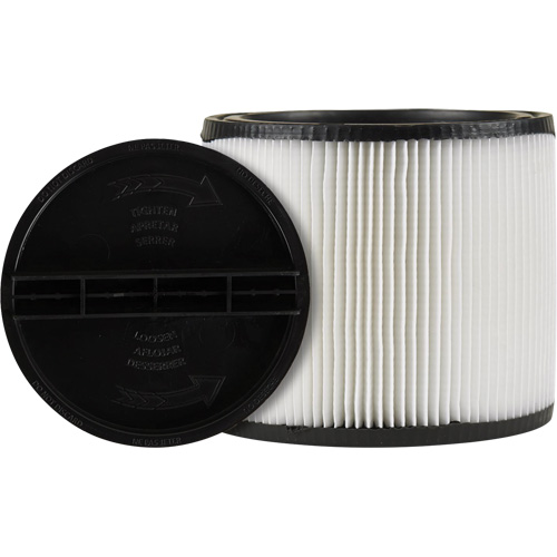 Filtre d'aspirateur, Filtre pour aspirateur, Cartouche, Pour 5 gal. US Absolute Business Supply