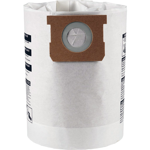 Sacs filtrants pour d&eacute;bris secs jetables de type E, 5 - 8 gal. US Absolute Business Supply