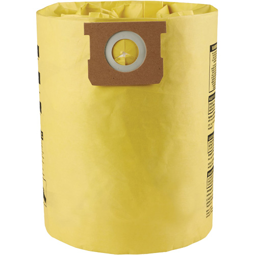 Sacs filtrants pour d&eacute;bris secs jetables &agrave; haute efficacit&eacute; de type I, 10 - 14 gal. US Absolute Business Supply